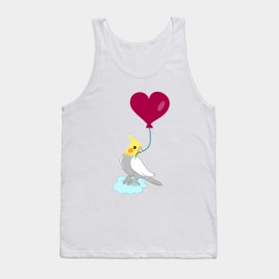 birb love valentine's Tank Top